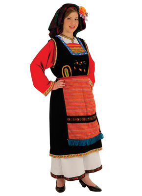 Thrace Female Traditional Dance Costume